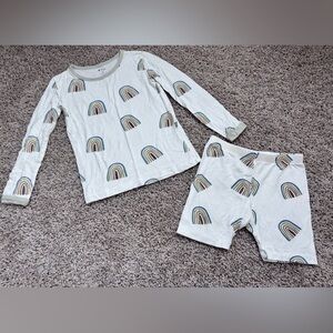 Kyte Baby Kids Rainbow Pajama Set size 3